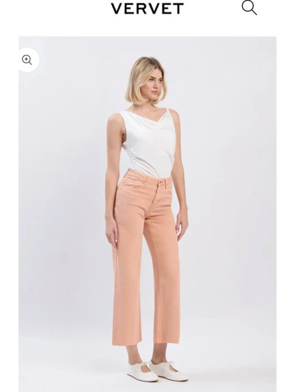 Vervet Soft Sand tan or beige denim jeans size 24